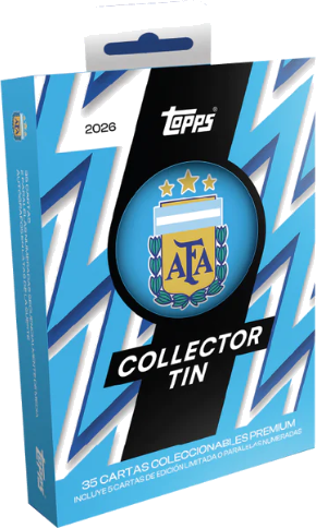 Topps 2025/26 Argentina Collector Tin Pre-Order | Mania Cards and