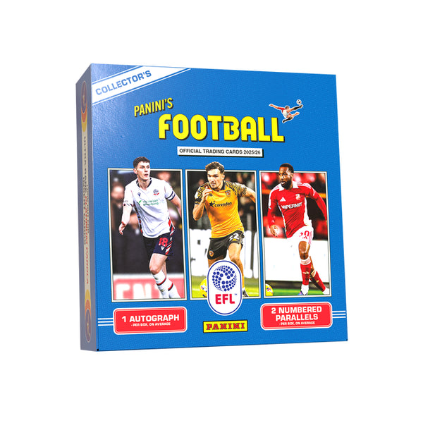 2025-26 Panini Football EFL Soccer Trading Cards Collectors Box