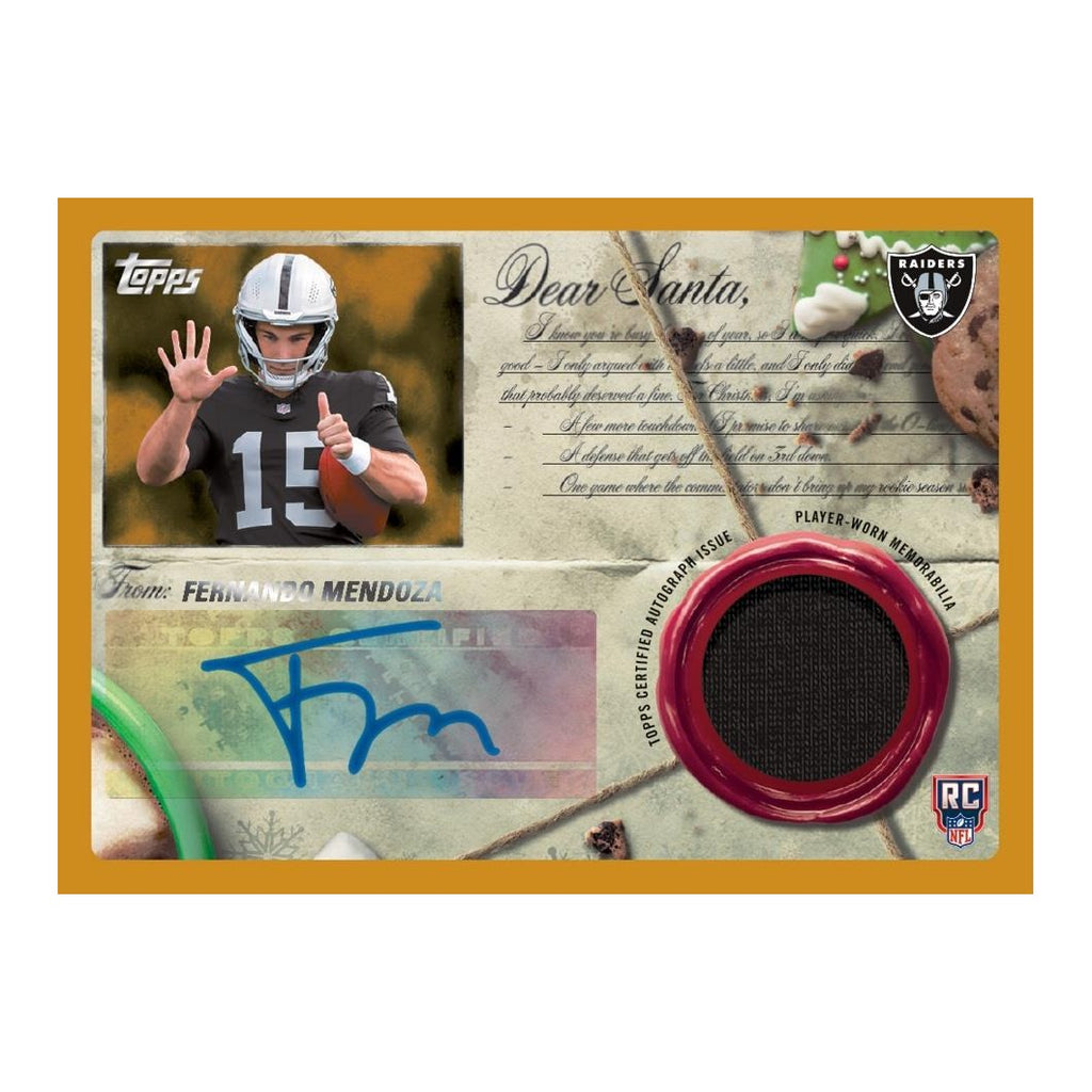 Topps Holiday NFL Football 2026 - Mega Box