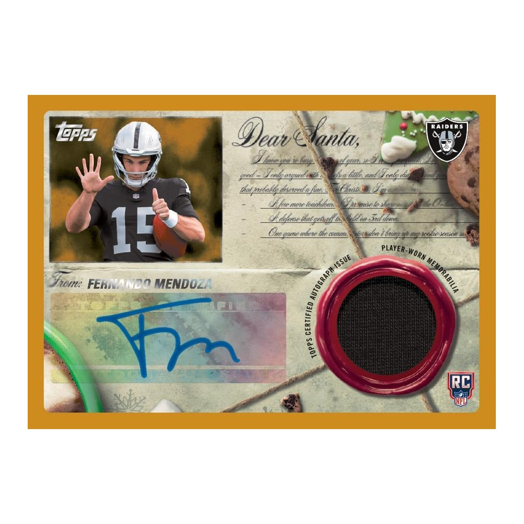 Topps Holiday NFL Football 2026 - Mega Box