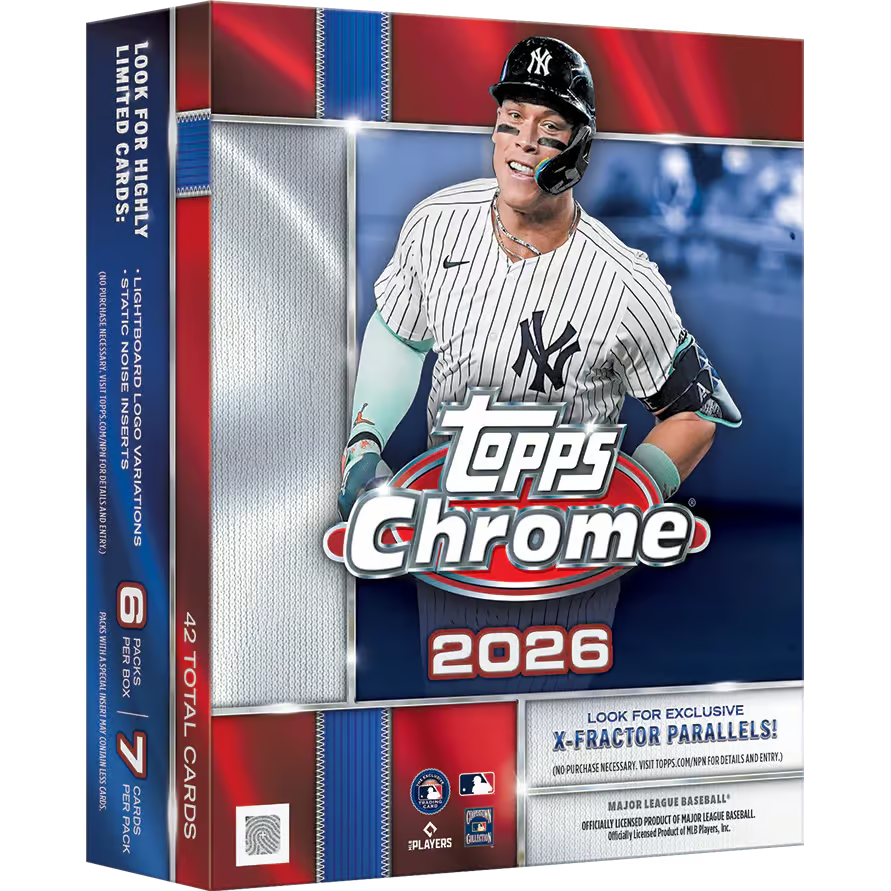 Topps Chrome Baseball 2026 Mega Box