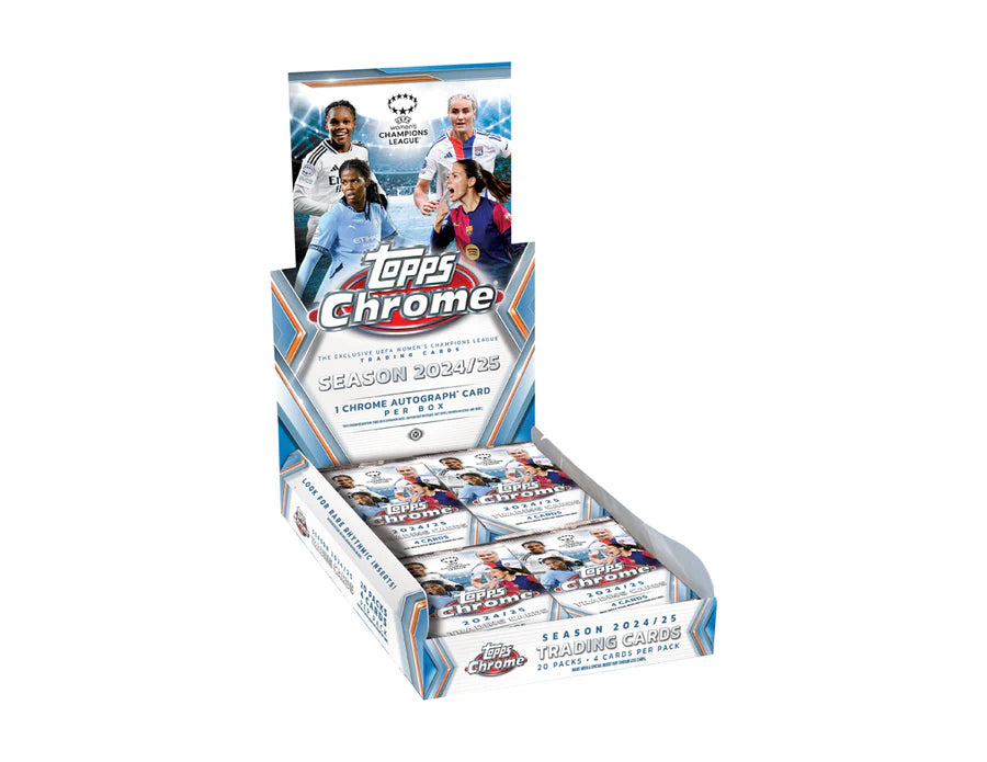 Topps Chrome UEFA Women's Champions League Hobby Box 2024-2025