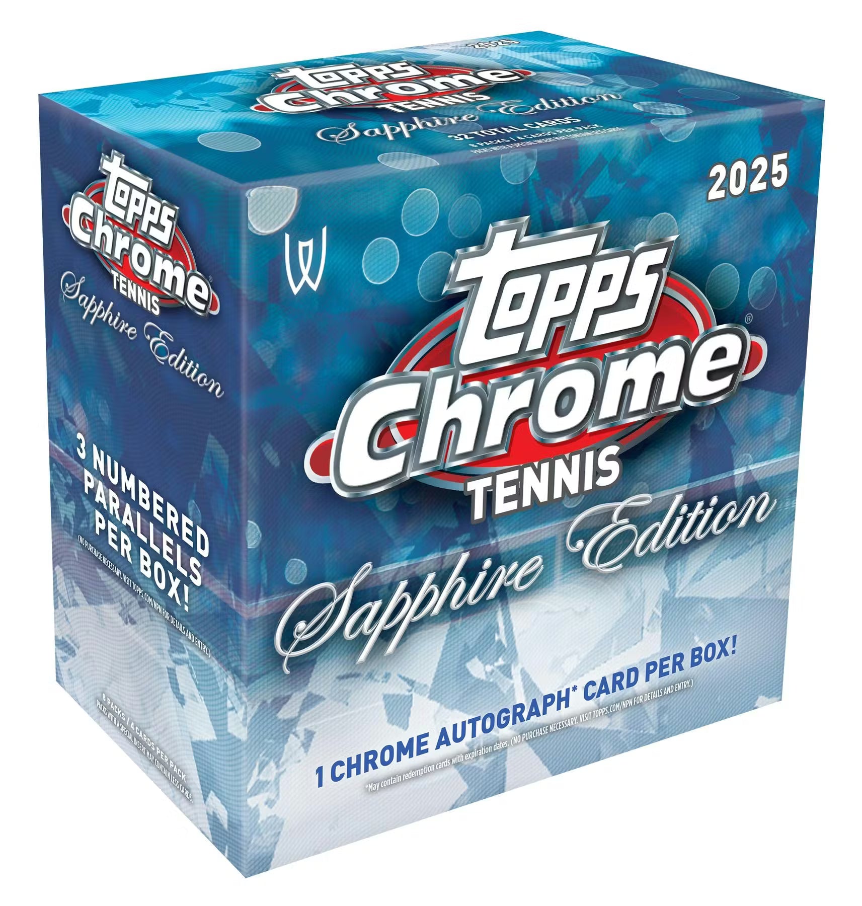 2025 Topps Chrome Tennis Sapphire Edition