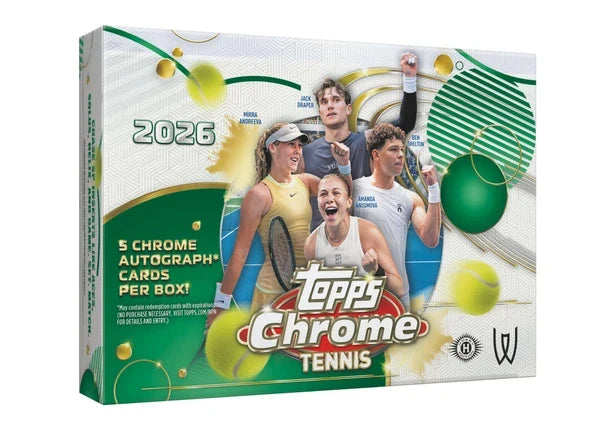 Topps Chrome Tennis Delight Box 2026 - Pre-Order