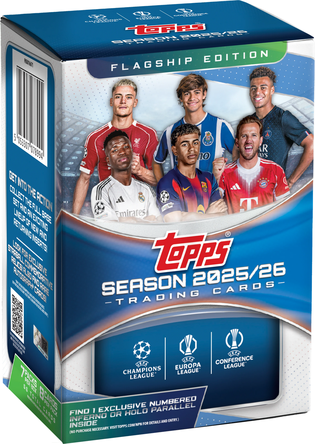 Topps UEFA Club Competitions Flagship 2025-26 Value Box PRE-SALE
