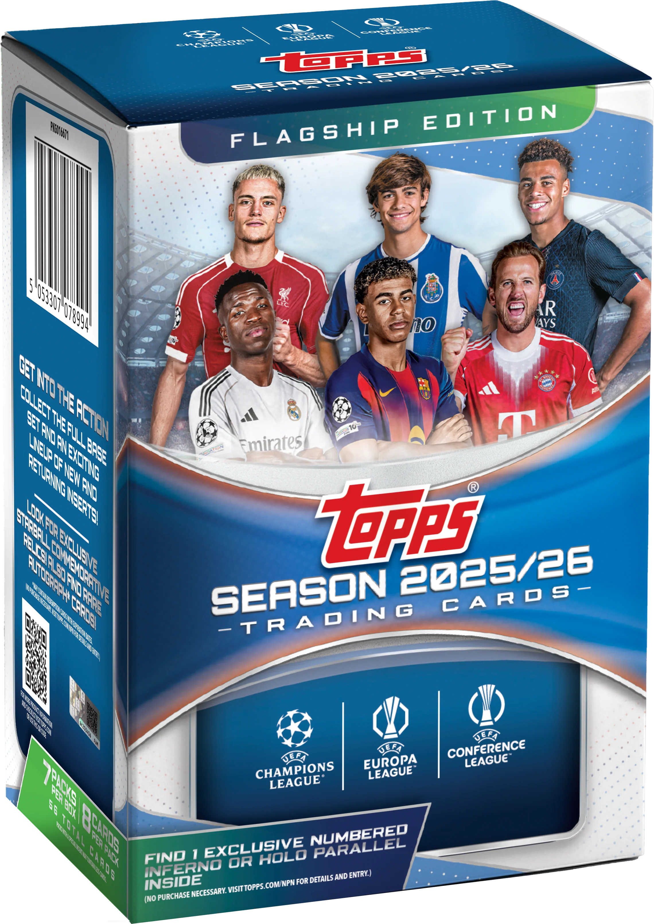 Topps UEFA Club Competitions Flagship 2025-26 Value Box PRE-SALE