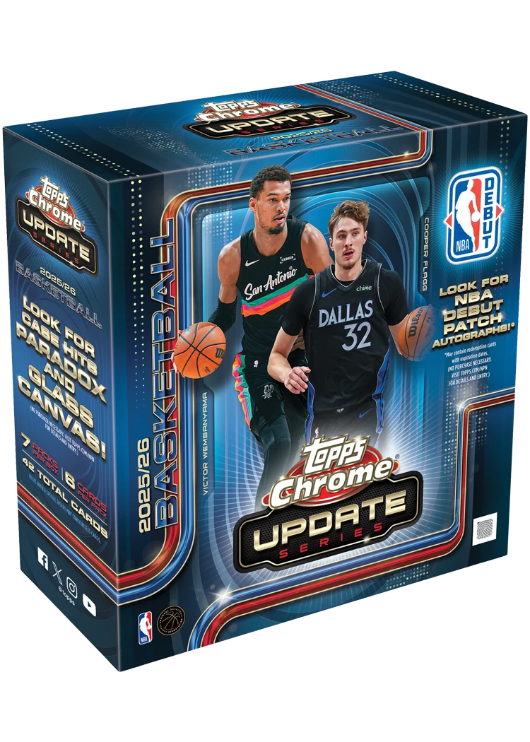 Topps Chrome Update Series Basketball 2025/26 Mega Box Sealed