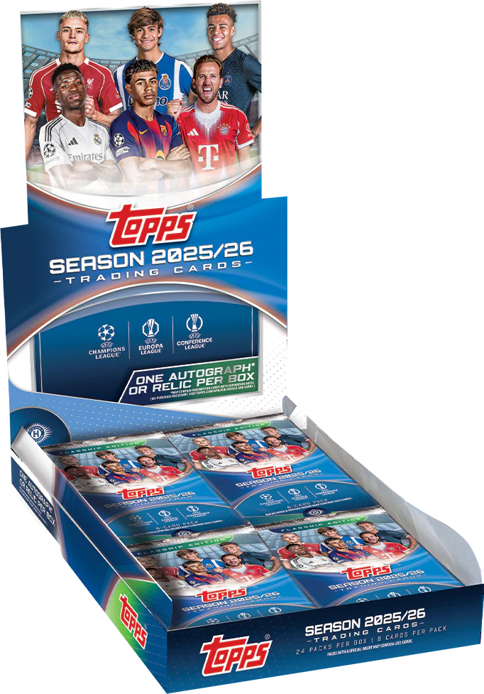 Topps UEFA Club Competitions Flagship 2025/26 Hobby Box PRE-SALE