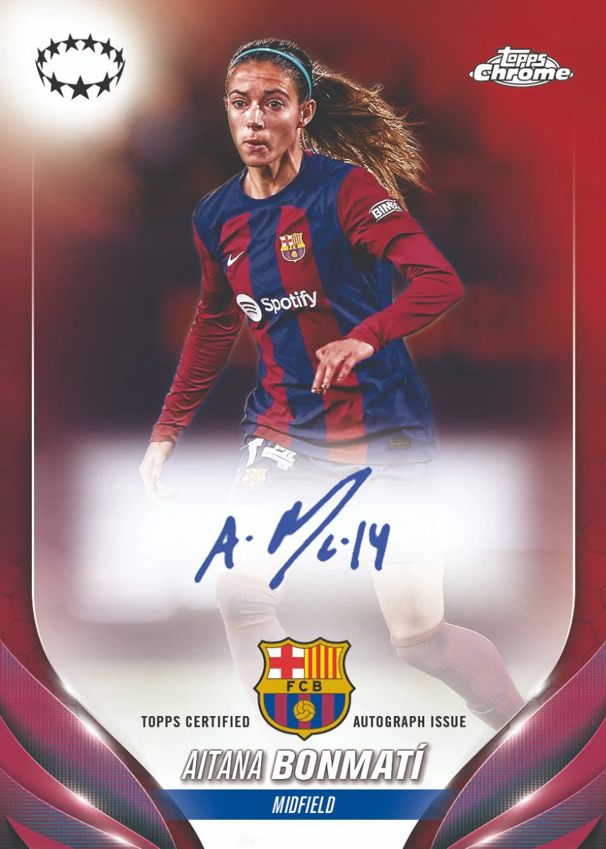 Topps Chrome UEFA Women's Champions League Hobby Box 2023-24