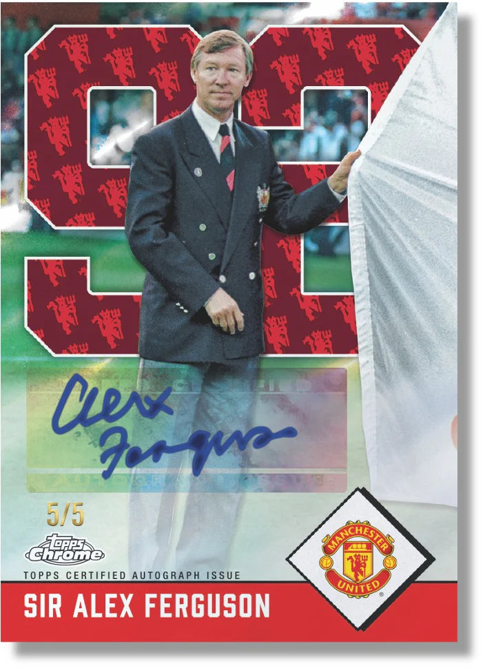 Topps Chrome Deluxe Edition Manchester United 2024/25