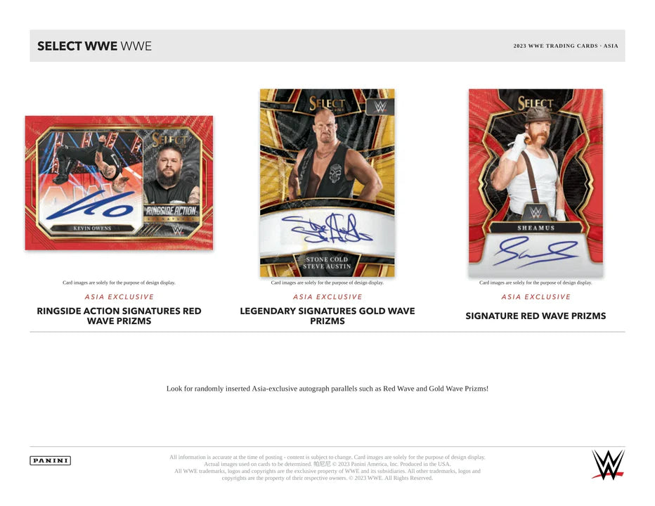 Panini Select WWE Tmall Hobby Box 2023