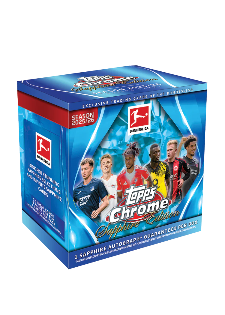 Topps Chrome Bundesliga 2025/26 Sapphire Edition - Hobby Box (Pre-Sale)
