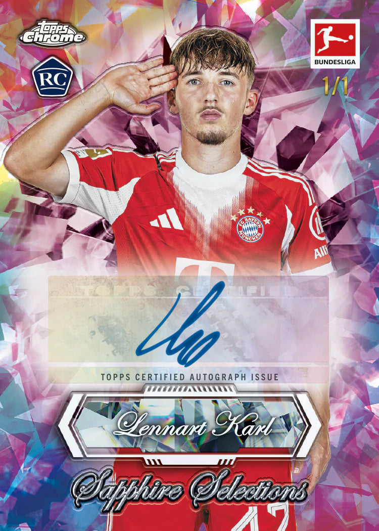 Topps Chrome Bundesliga 2025/26 Sapphire Edition - Hobby Box (Pre-Sale)