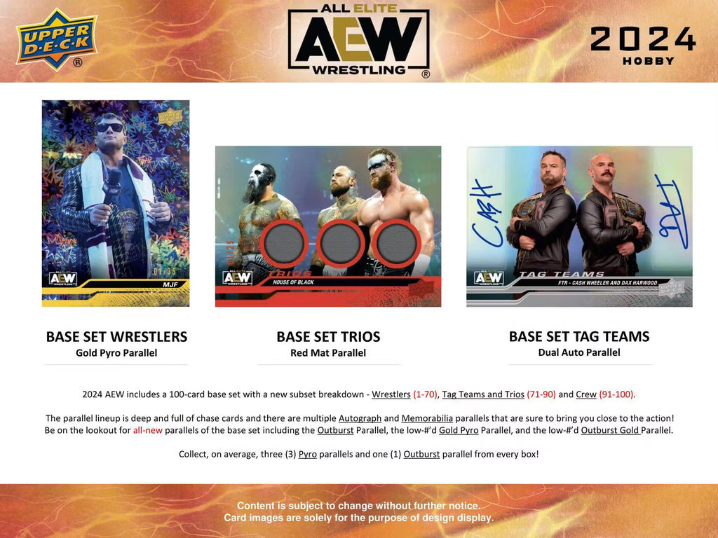 Upper Deck AEW Wrestling Hobby Box 2024