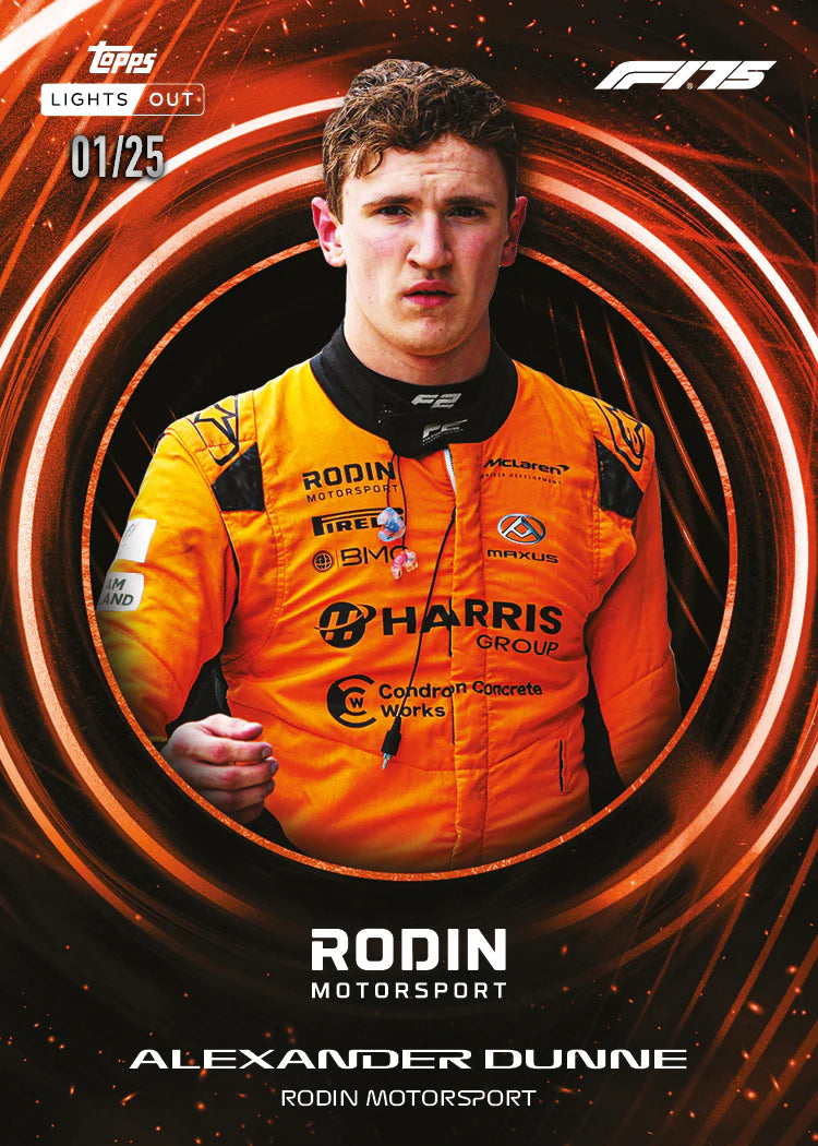 Topps Formula 1 Lights Out 2025 75th Anniversary Edition