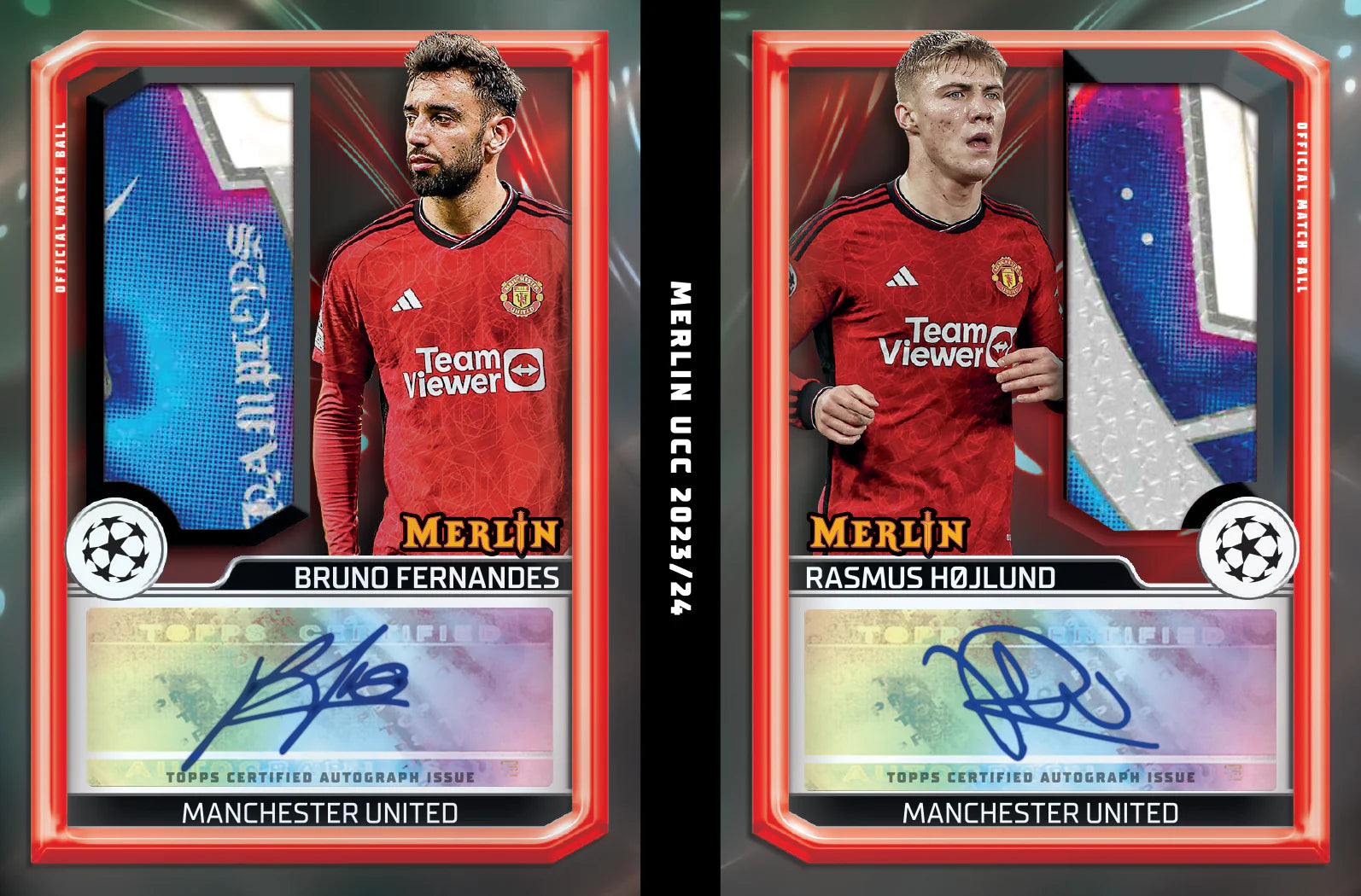 Topps UCC Merlin Chrome Football Soccer Blaster Box 2023-24
