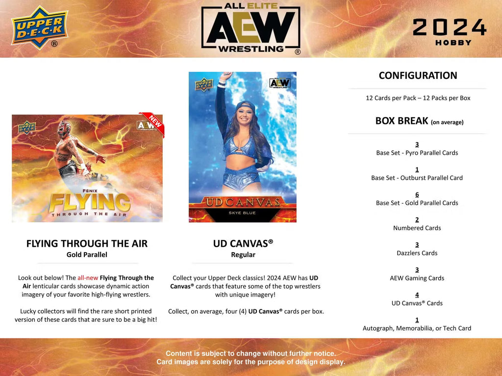 Upper Deck AEW Wrestling Hobby Box 2024