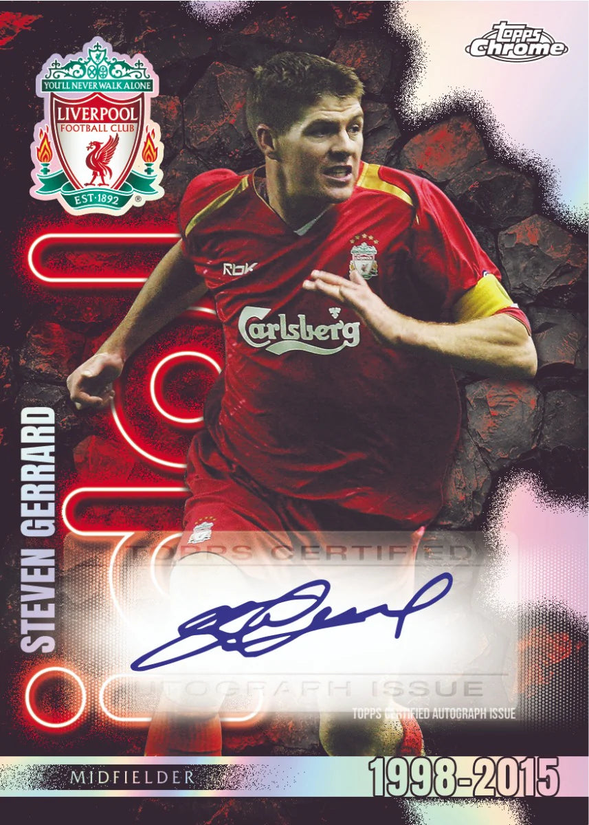 Topps Chrome Liverpool FC Hobby Box 23/24