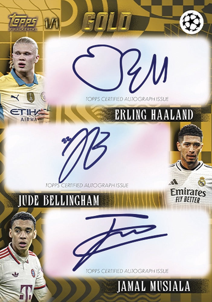 Topps Gold X WalkerTKL UEFA Club Competitions 24/25