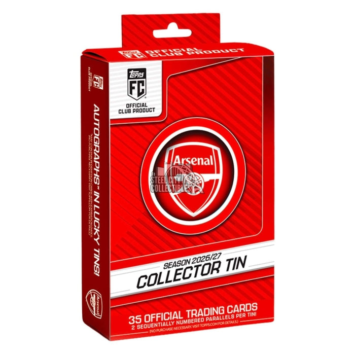 Topps Arsenal 2026/27 Collector Tin - Pre-Order
