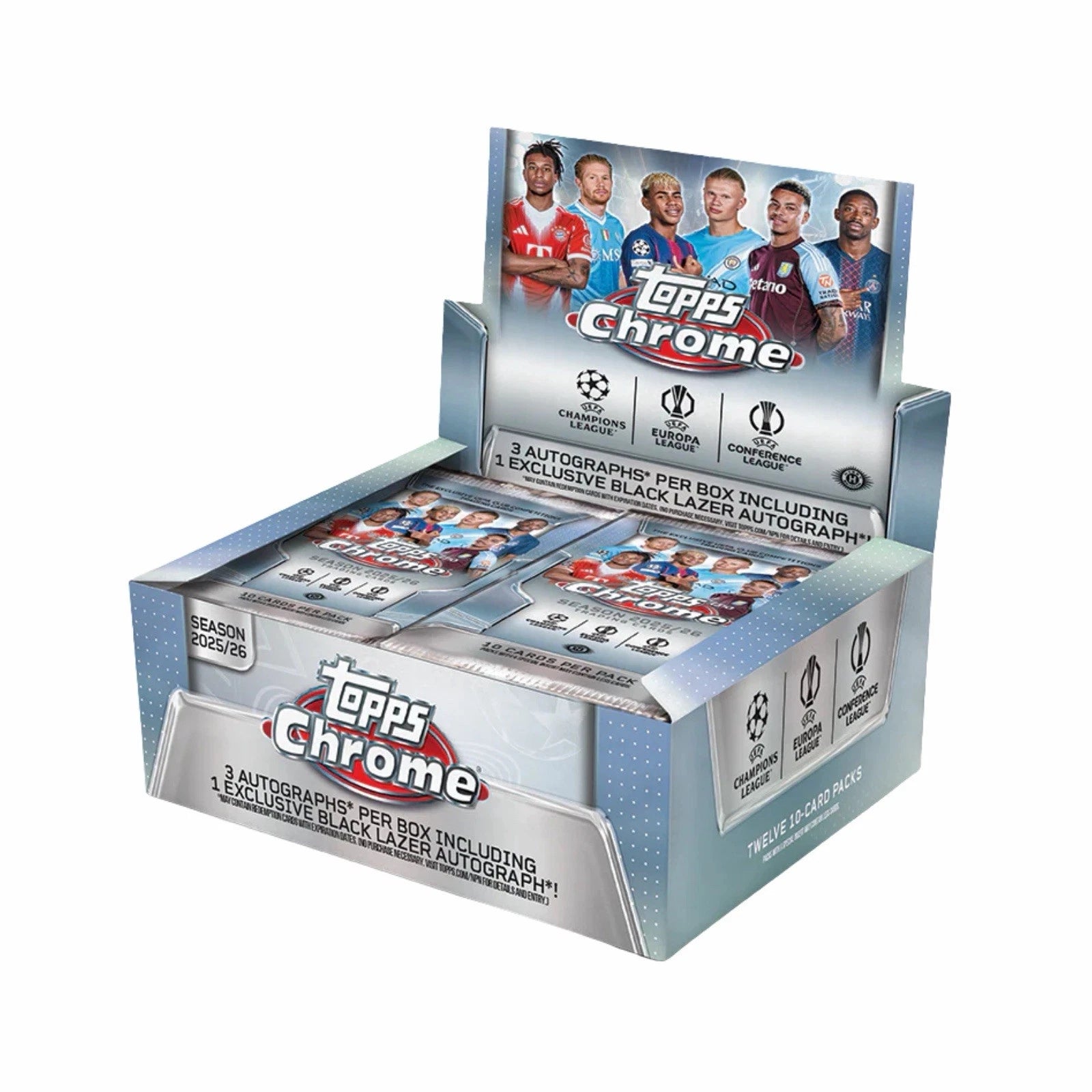 Topps Chrome UEFA Club Competitions 2025/26 Jumbo Box
