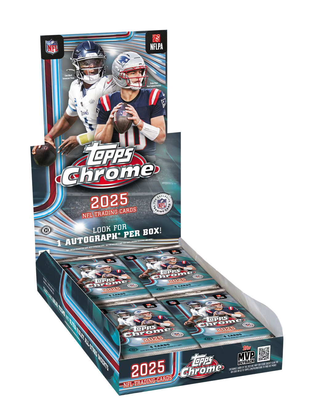 Topps Chrome® Football 2025 Hobby Box