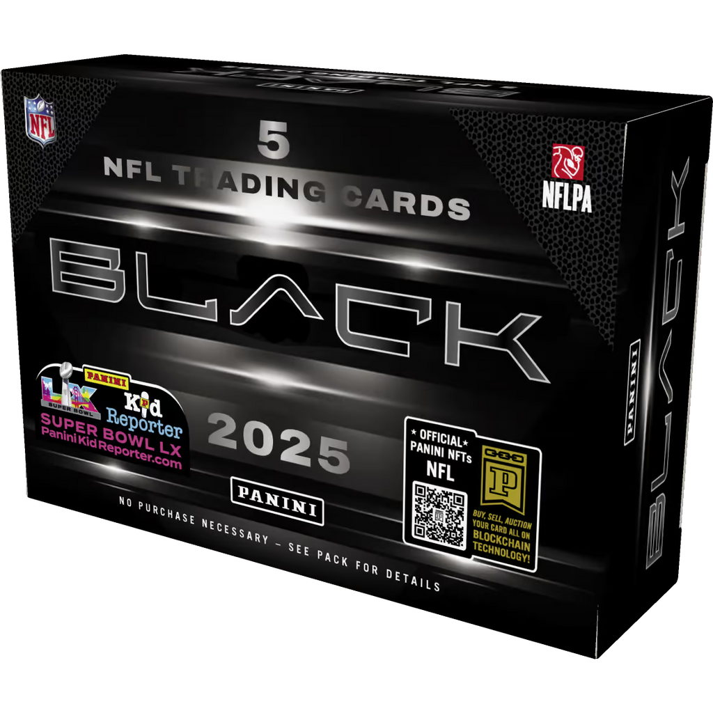 Panini Black NFL Trading Card Box 2025