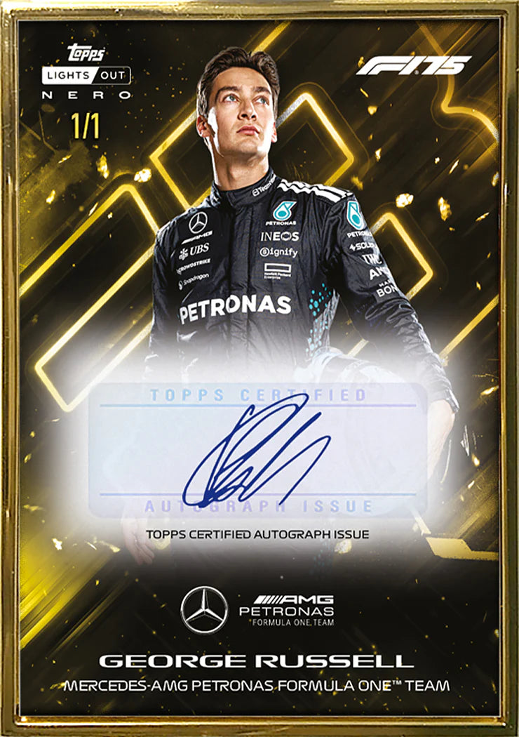 Topps Formula 1 Lights Out 2025 75th Anniversary Edition