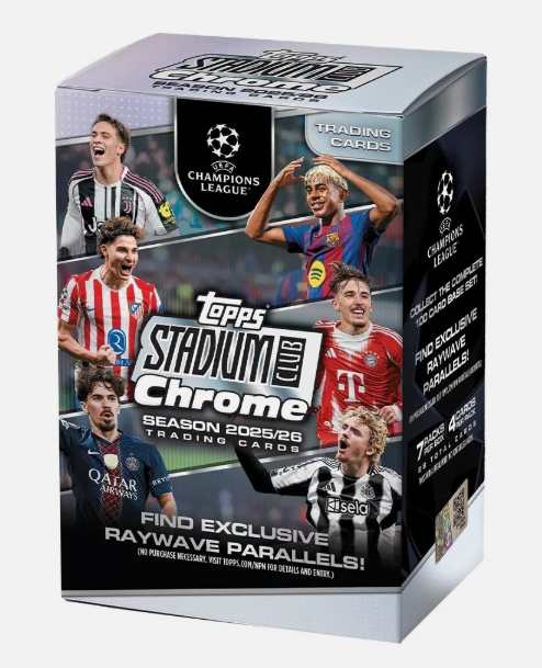 Topps Stadium Club Chrome UEFA Champions League 2025/26 Value Box (UCL) - Pre-Order