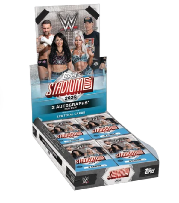 Topps Stadium Club WWE 2026 Hobby Box - Pre-Order