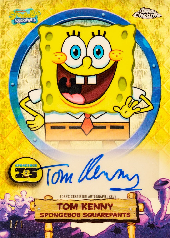 Topps Chrome Spongebob Squarepants 25th Anniversary Blaster Box