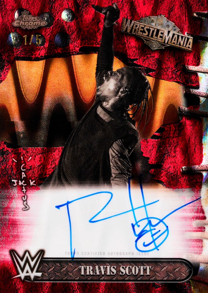 Topps Chrome WWE Cactus Jack x Wrestlemania Box 2025