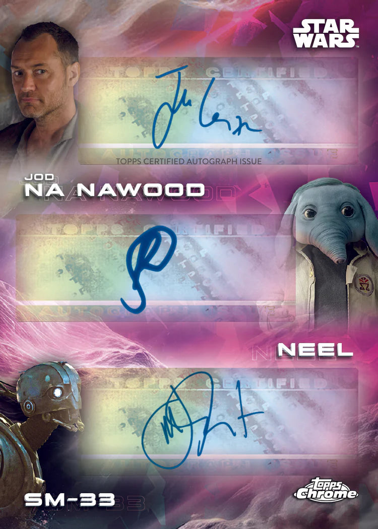 Topps Chrome Sapphire Star Wars Hobby Box 2025