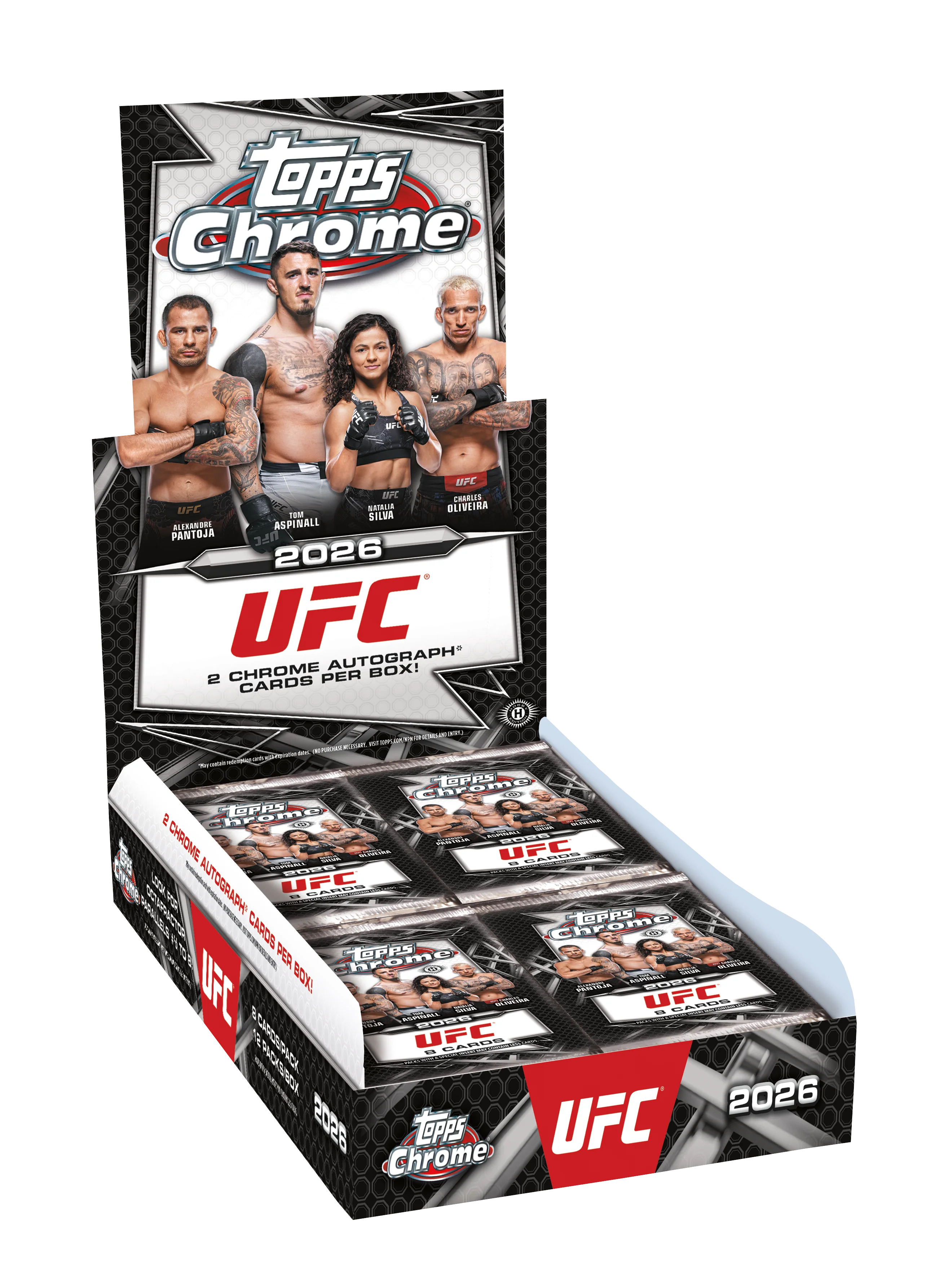Topps Chrome UFC 2026 Hobby Box - Pre-Order