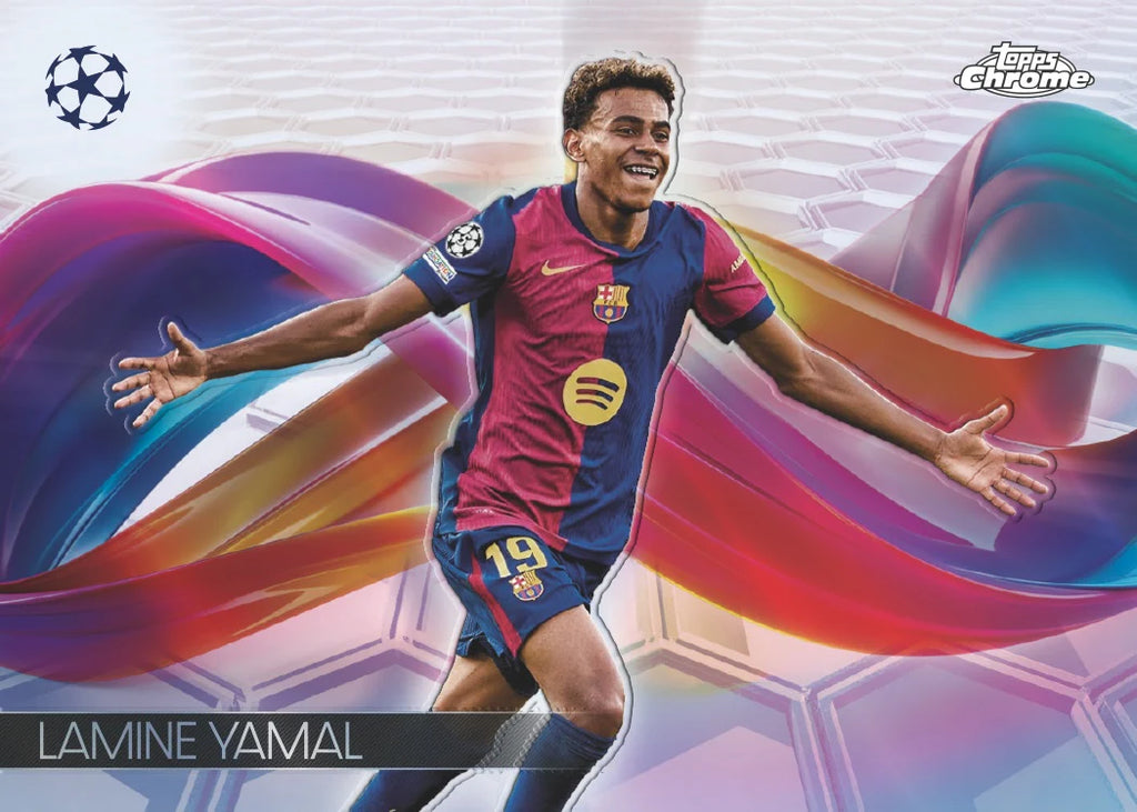 Topps Chrome UEFA Club Competitions Hobby Box 2024-25
