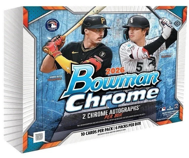 Bowman Chrome Baseball Sealed Hobby Box 2026
