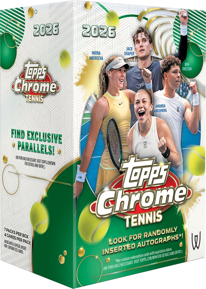 Topps Chrome Tennis Value Box 2026 - Pre-Order