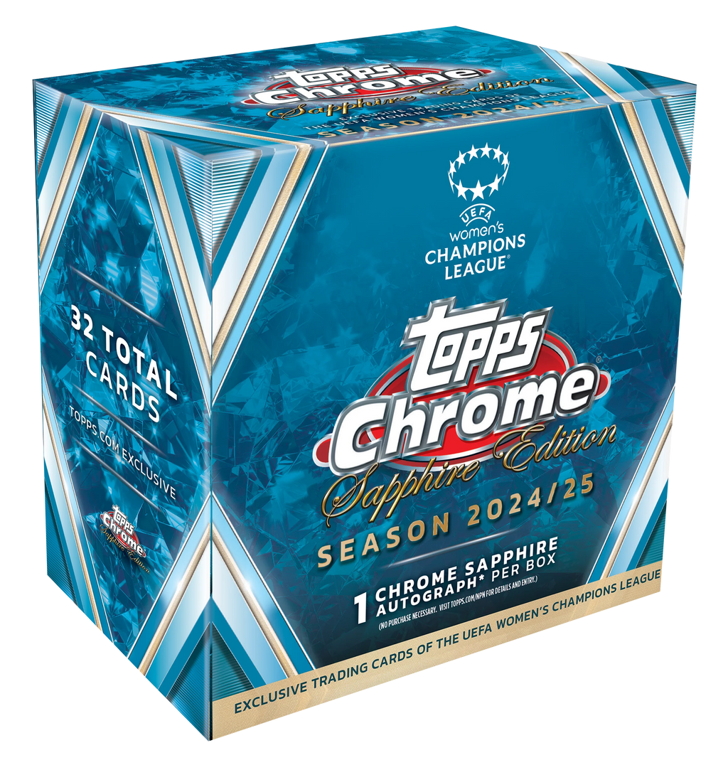 Topps Chrome Sapphire UEFA Women's Champions League 2024-25 Hobby Box PRE-SALE