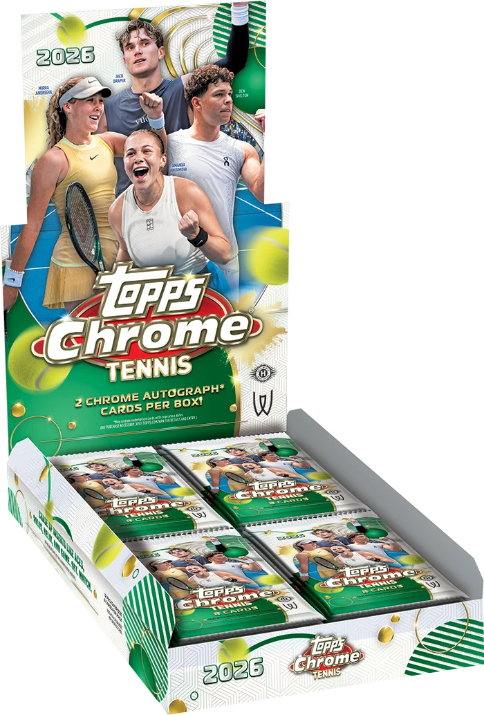 Topps Chrome Tennis Hobby Box 2026 - Pre-Order