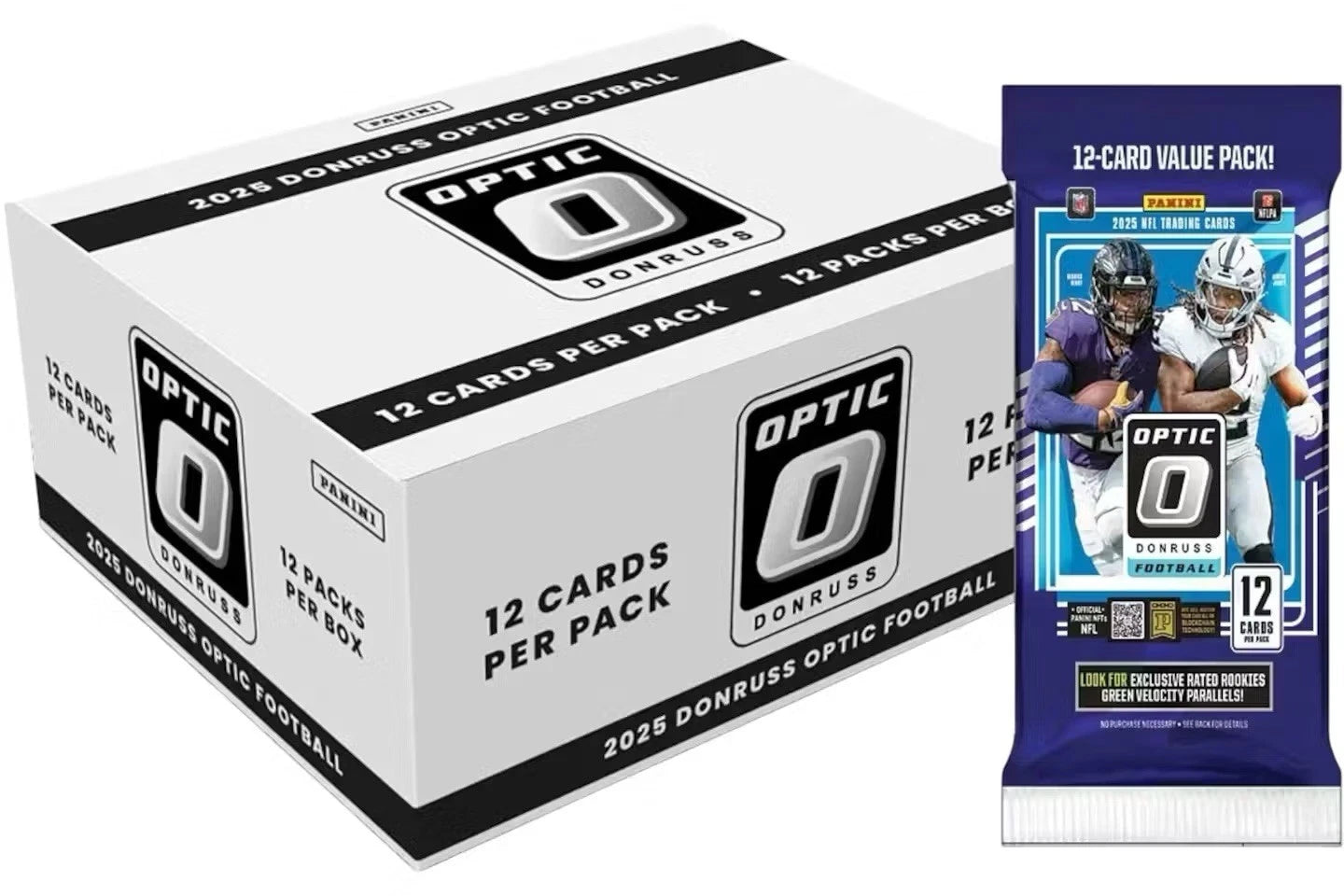 Donruss Optic Football Fat Pack Box 2025