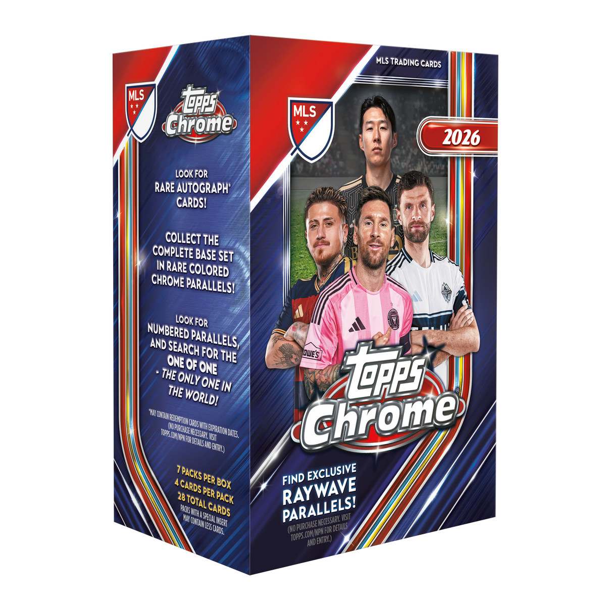 Topps Chrome Major League Soccer 2026 Value Box