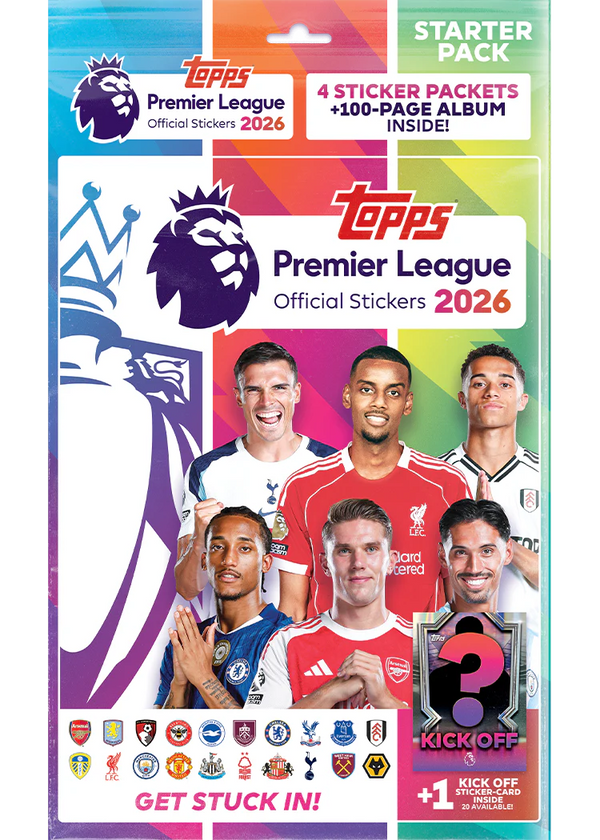 Topps Premier League Stickers 2026 - Standard Starter Pack