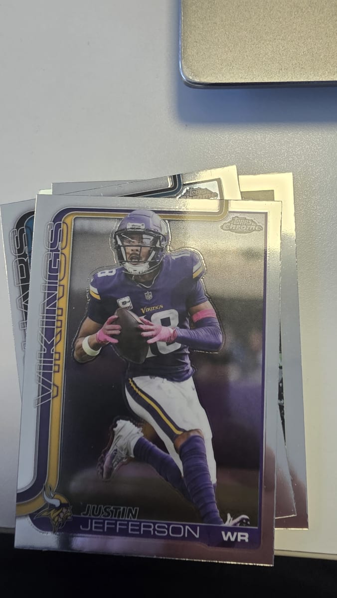 2025 Topps Chrome Justin Jefferson #195