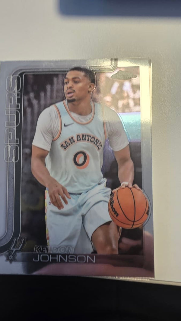 2025 Topps Chrome Keldon Johnson #220
