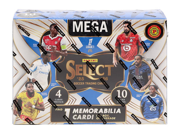 Panini Select Ligue 1 Soccer International 2025/26 Mega Hobby Box