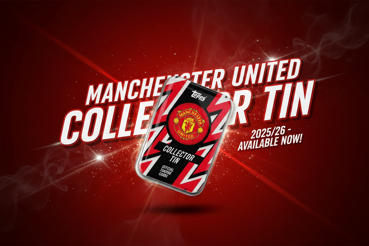 Manchester United Collector Tin Promotional Banner