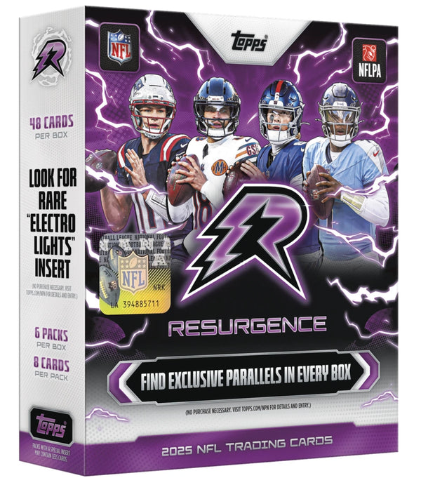 Topps Resurgence Football 2025 Mega Box