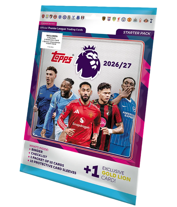 Topps Flagship Premier League 2026/27 Trading Cards - Starter Pack