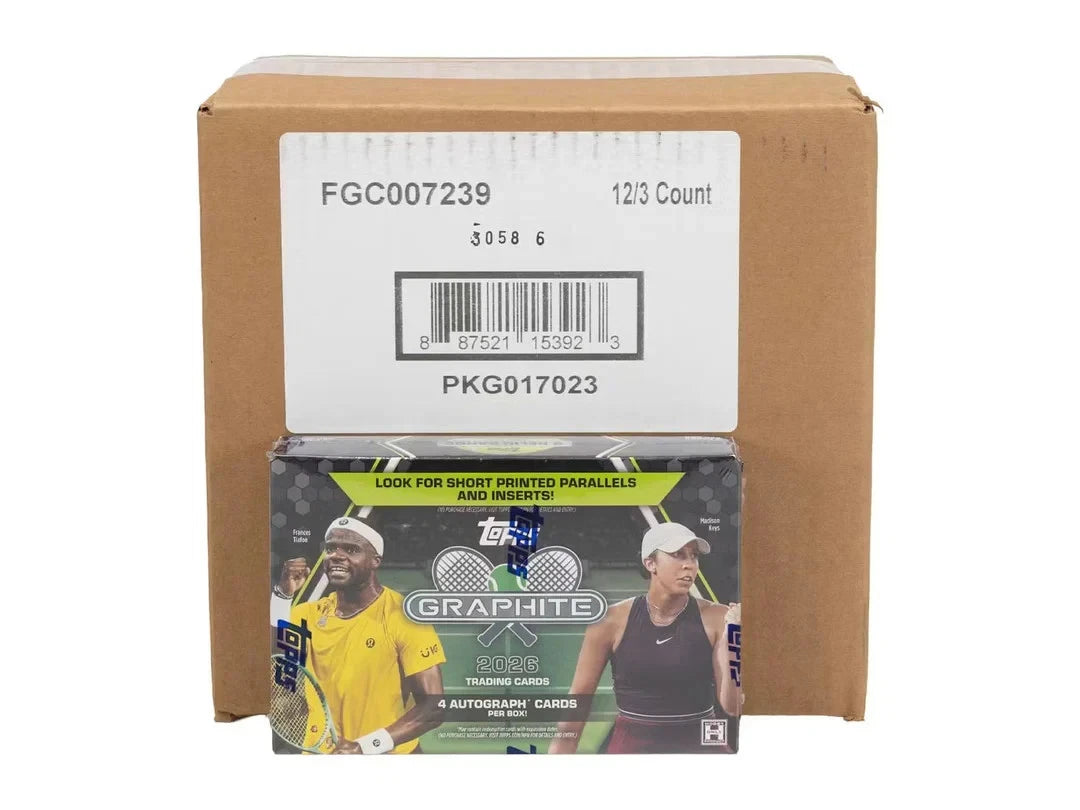 2026 Topps Graphite Tennis Hobby Case (12 Boxes) Pre Sale