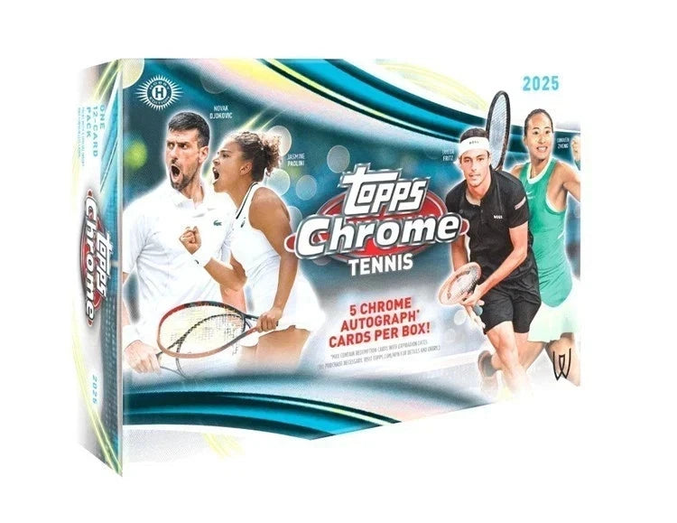 Topps Chrome Tennis Breaker Delight Hobby Case (12 Boxes) 2025